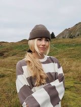 Wool Beanie - Soft Brown