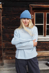 Wool Beanie - Blue Sky
