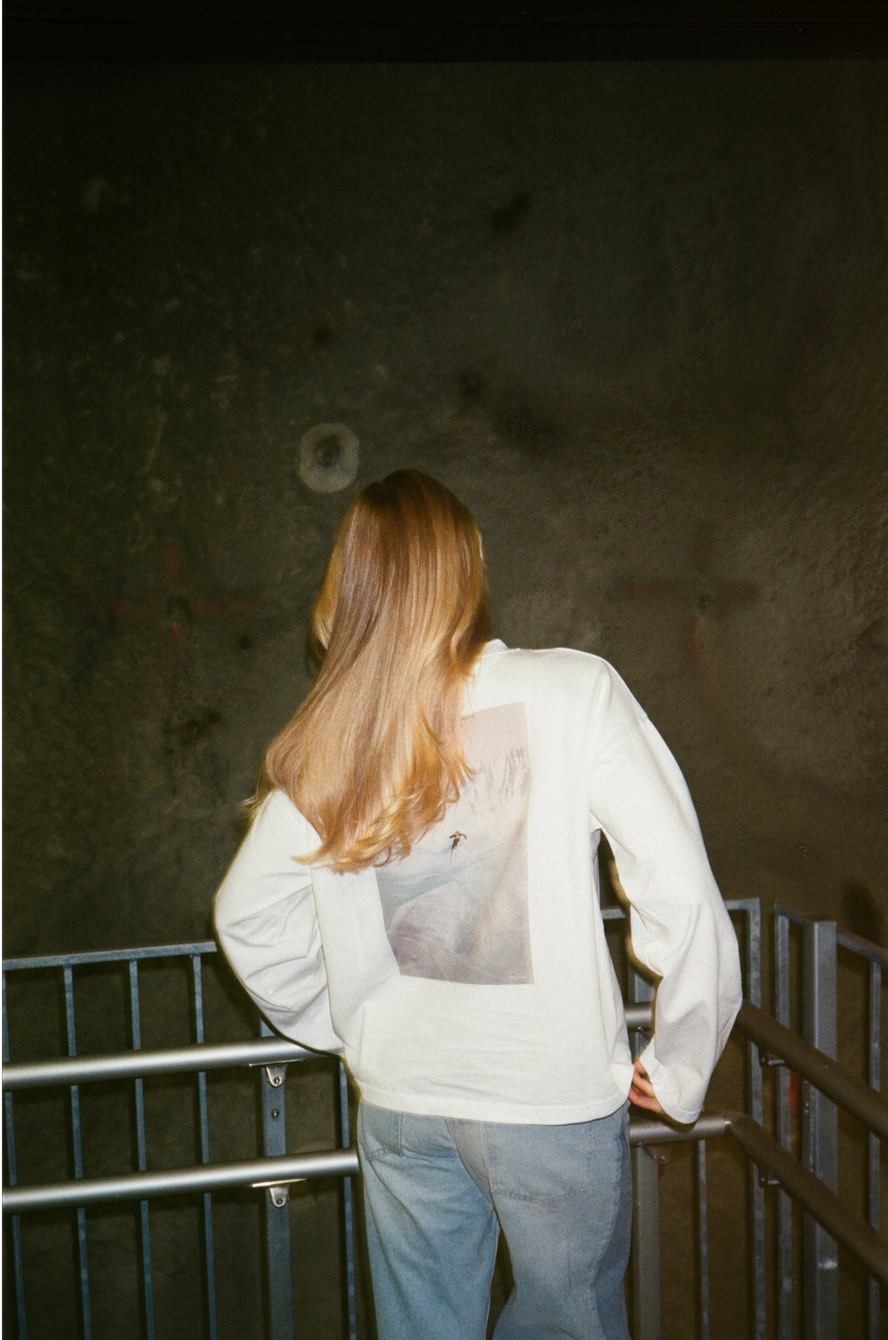 Boxy Cliff Long Sleeve - White
