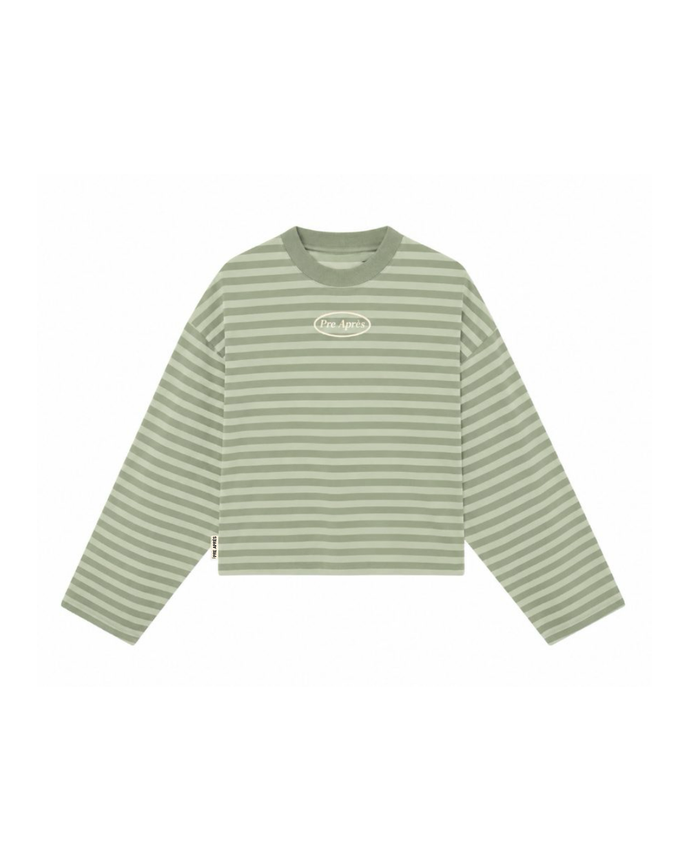 Logo Striped Long Sleeve - Green/Lime