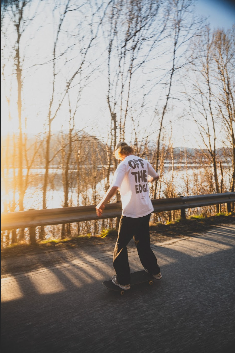 Off the Edge Tee - White