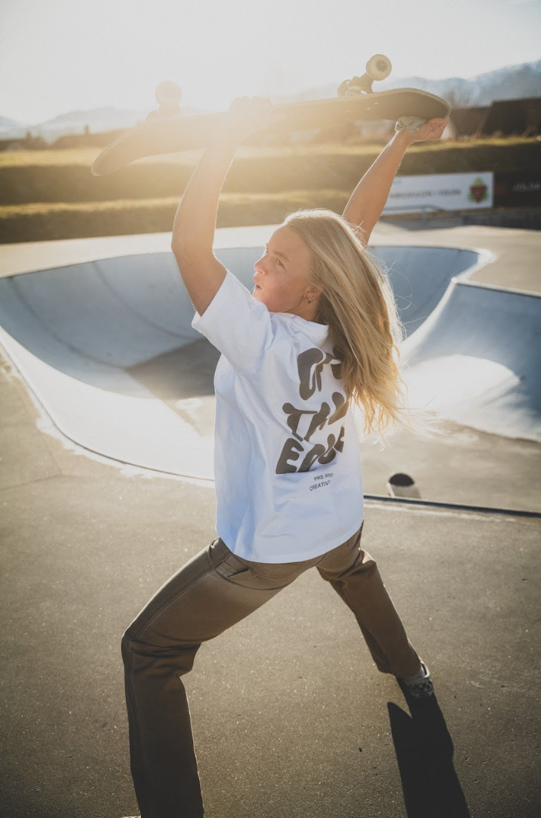 Off the Edge Tee - White