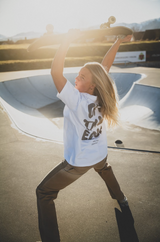 Off the Edge Tee - White