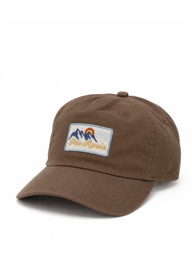 Retro 5 Panel Cap - Brown