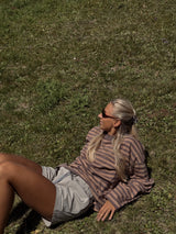 Striped Long Sleeve - Brown/Brown