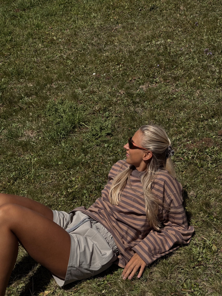 Striped Long Sleeve - Brown/Brown