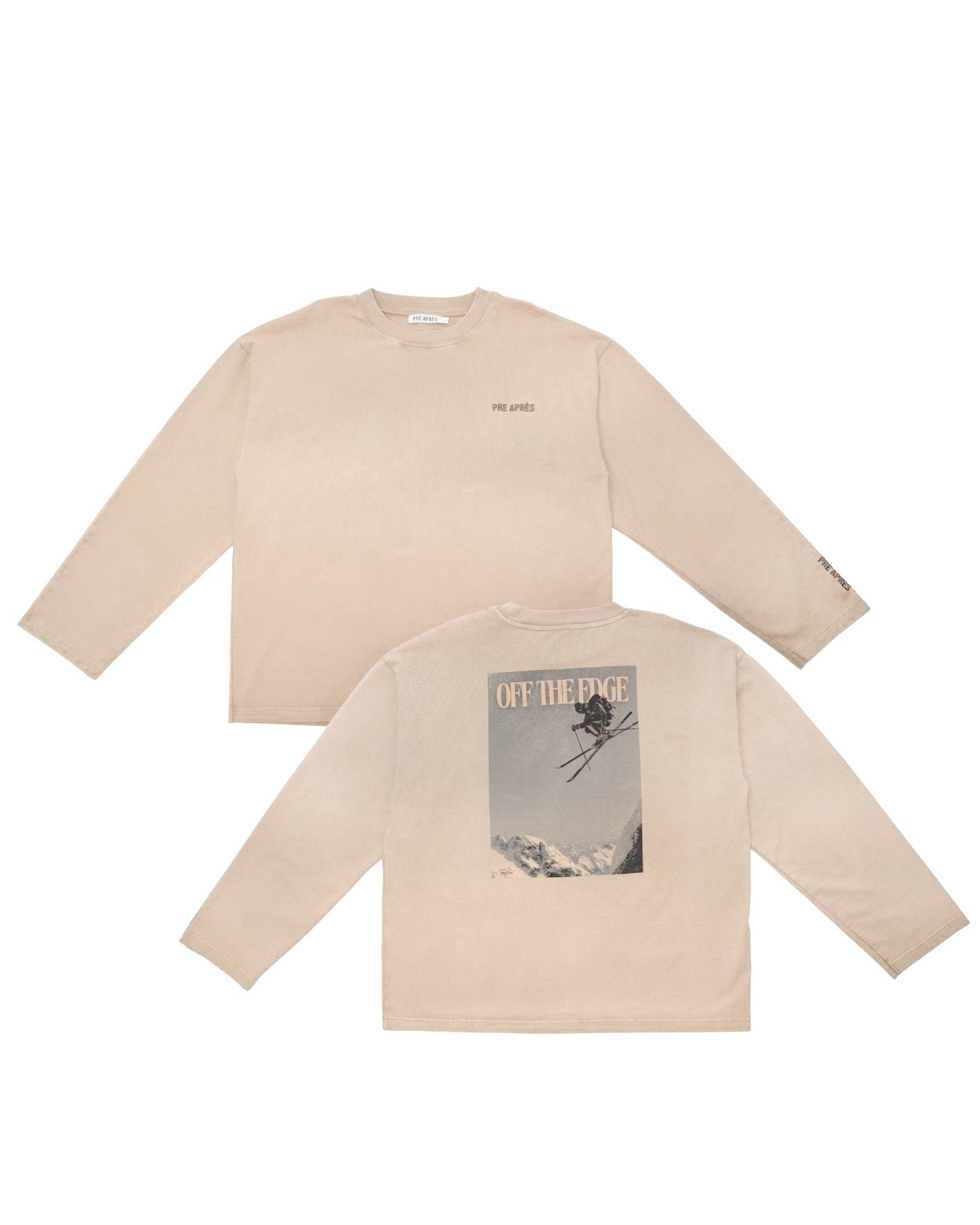 Boxy Maverick Long Sleeve - Khaki Grey