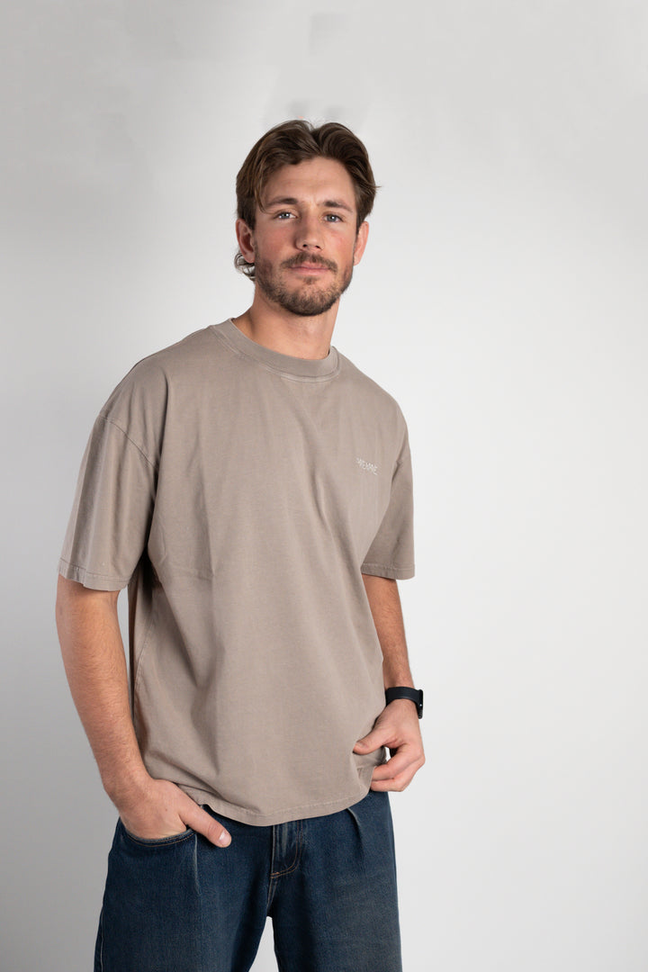 Great Outdoors Oversized Tee - Rustic Brown