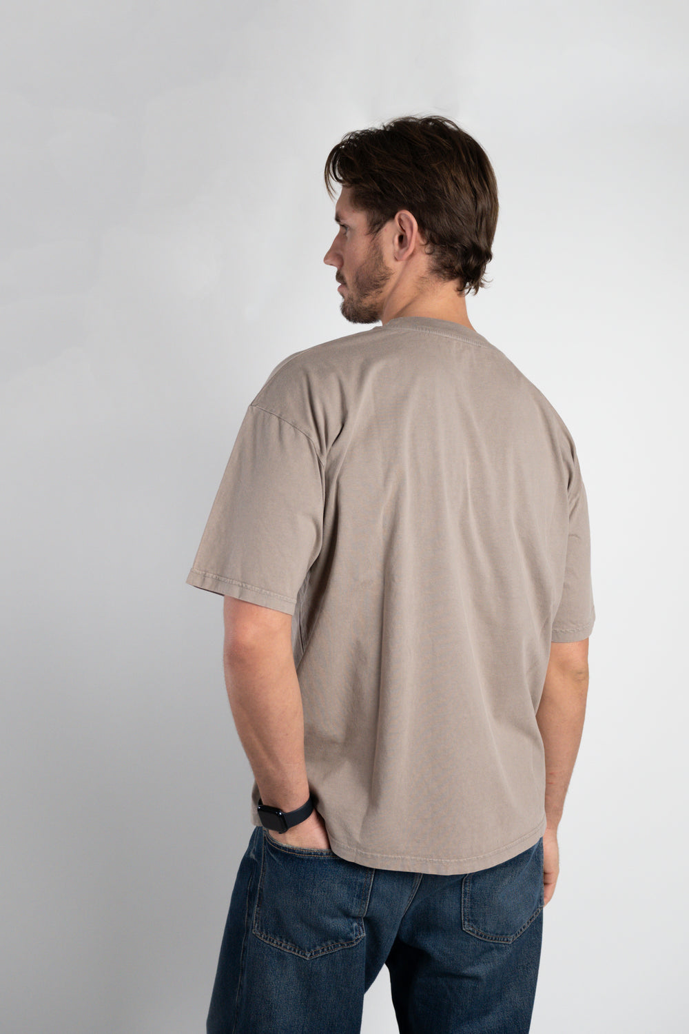 Base Washed Tee - Rustic Brown