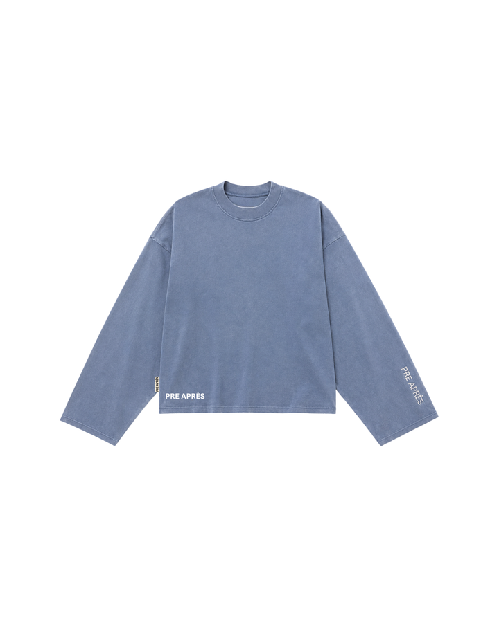 Boxy Long Sleeve - Blue Sea